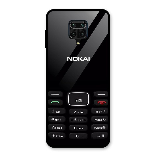 Nokia Bar Print Glass Back Case for Redmi Note 9 Pro Max