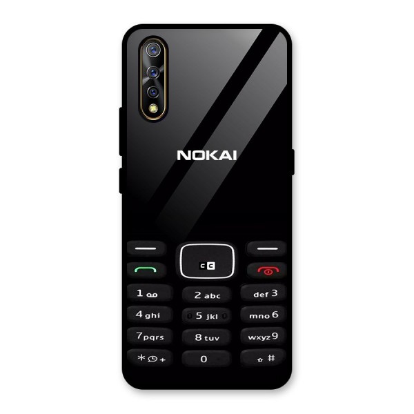 Nokia Bar Print Glass Back Case for Vivo S1