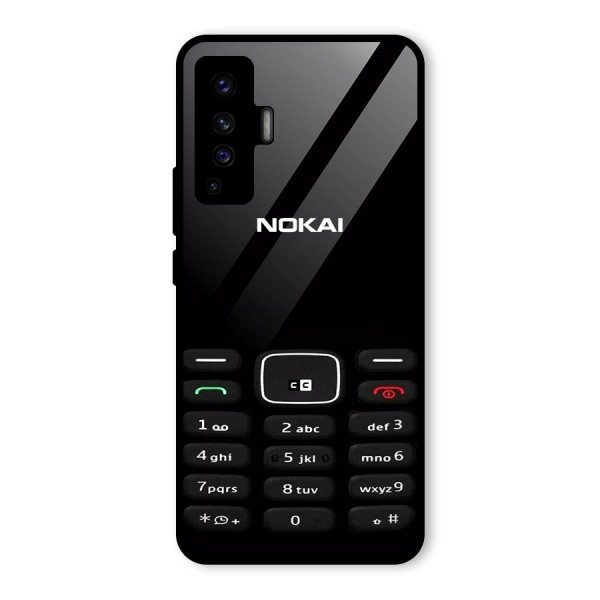 Nokia Bar Print Glass Back Case for Vivo X50