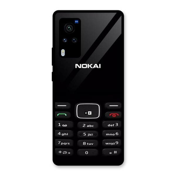 Nokia Bar Print Glass Back Case for Vivo X60 Pro