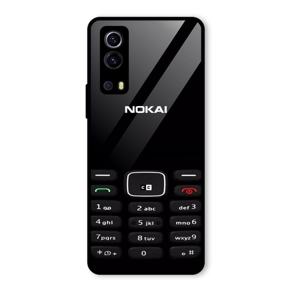 Nokia Bar Print Glass Back Case for Vivo iQOO Z3