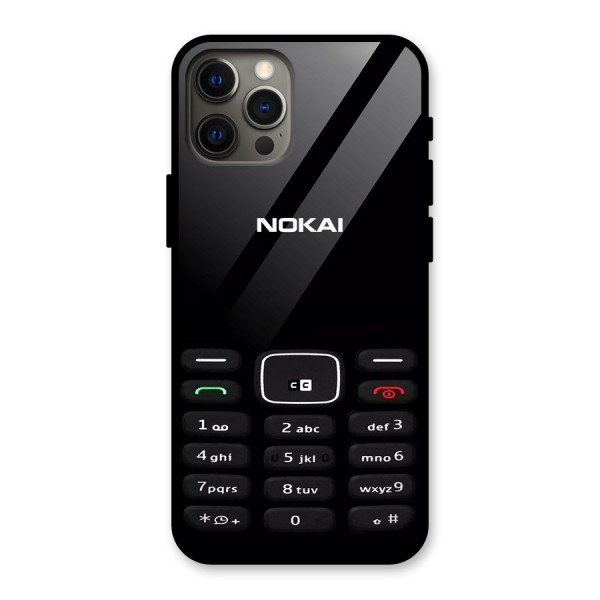 Nokia Bar Print Glass Back Case for iPhone 12 Pro Max