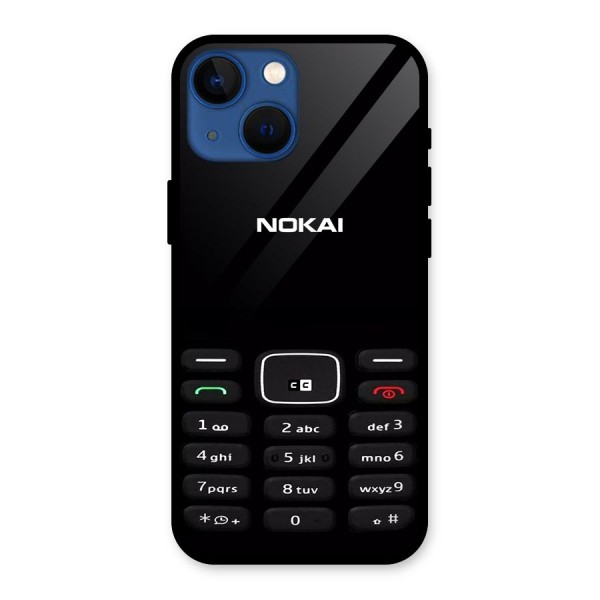 Nokia Bar Print Glass Back Case for iPhone 13 Mini