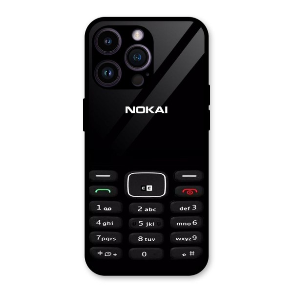 Nokia Bar Print Glass Back Case for iPhone 14 Pro Max
