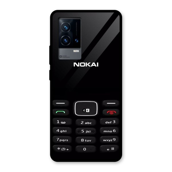 Nokia Bar Print Glass Back Case for iQOO 9 5G