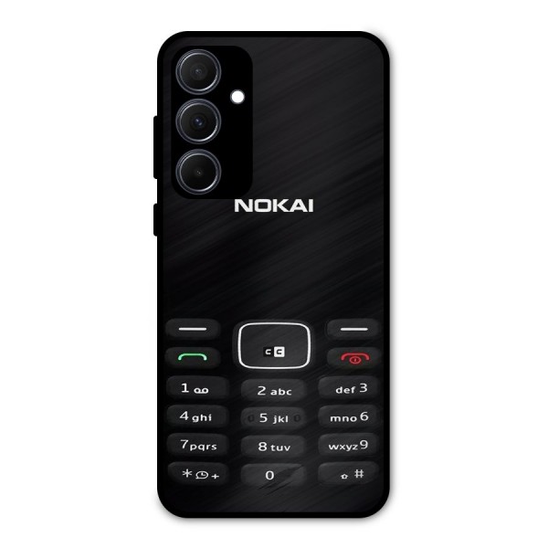 Nokia Bar Print Metal Back Case for Galaxy A35