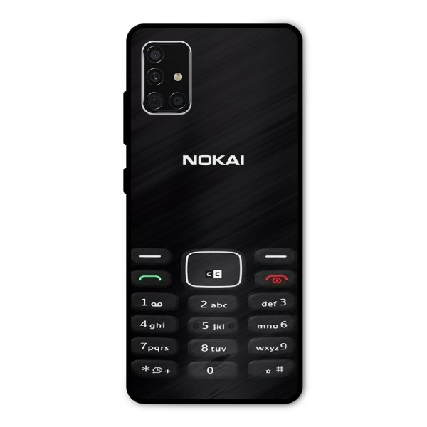 Nokia Bar Print Metal Back Case for Galaxy A51