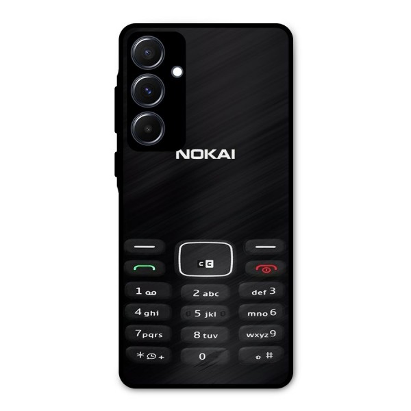 Nokia Bar Print Metal Back Case for Galaxy A55