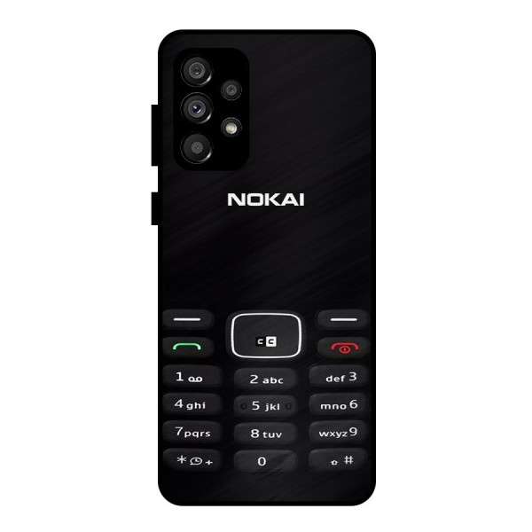 Nokia Bar Print Metal Back Case for Galaxy A73 5G