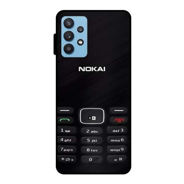 Nokia Bar Print Metal Back Case for Galaxy M32 5G