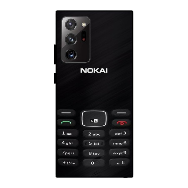 Nokia Bar Print Metal Back Case for Galaxy Note 20 Ultra
