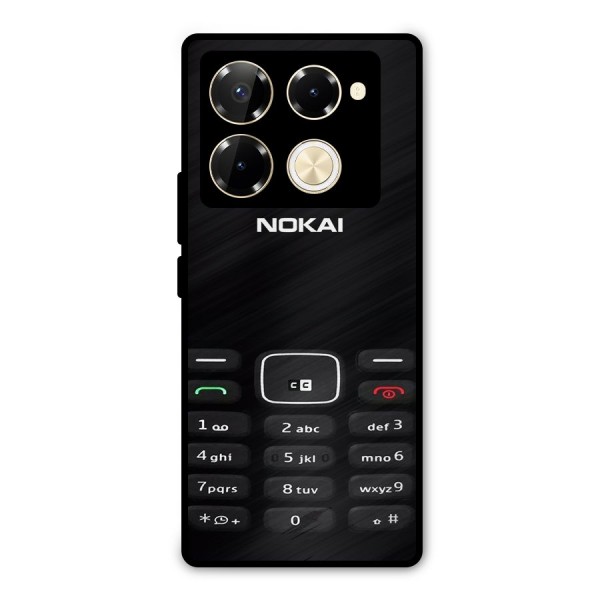 Nokia Bar Print Metal Back Case for Infinix Note 40 Pro Plus