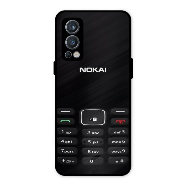 Nokia Bar Print Metal Back Case for OnePlus Nord 2 5G