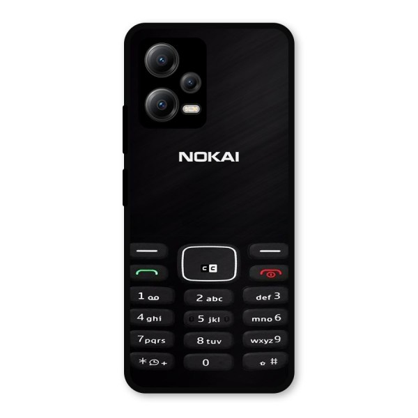 Nokia Bar Print Metal Back Case for Poco X5