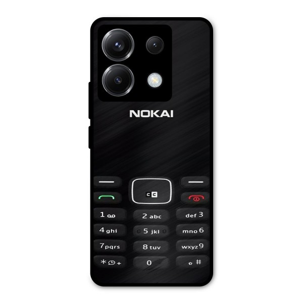 Nokia Bar Print Metal Back Case for Poco X6