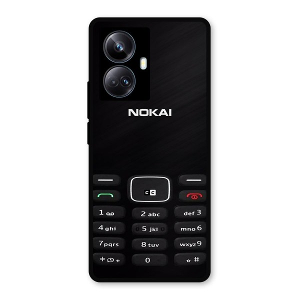 Nokia Bar Print Metal Back Case for Realme 10 Pro Plus