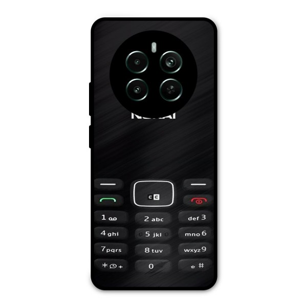 Nokia Bar Print Metal Back Case for Realme 12 Pro Plus