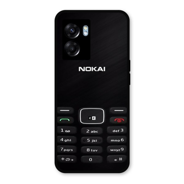 Nokia Bar Print Metal Back Case for Realme Narzo 50 5G
