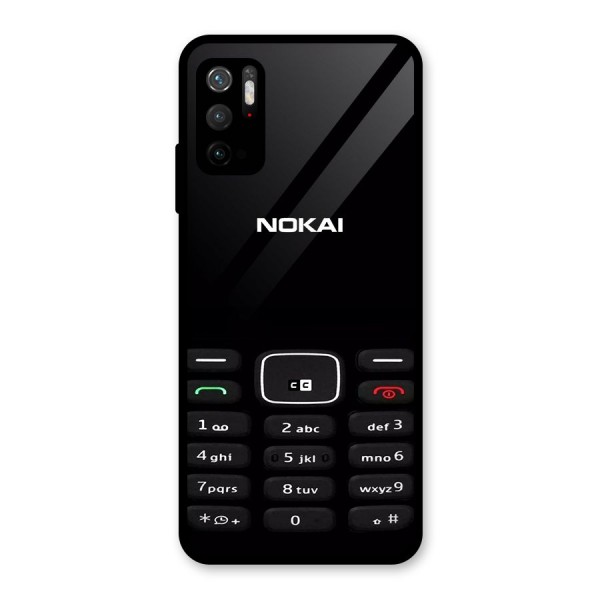 Nokia Bar Print Metal Back Case for Redmi Note 10T 5G