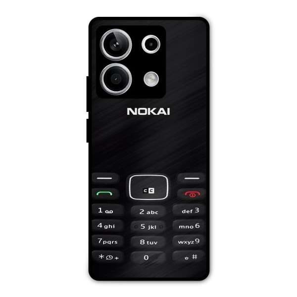 Nokia Bar Print Metal Back Case for Redmi Note 13 5G