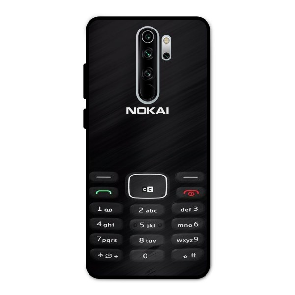 Nokia Bar Print Metal Back Case for Redmi Note 8 Pro