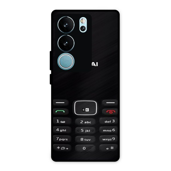 Nokia Bar Print Metal Back Case for Vivo V29