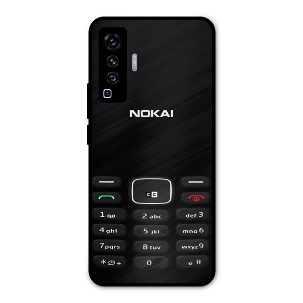 Nokia Bar Print Metal Back Case for Vivo X50