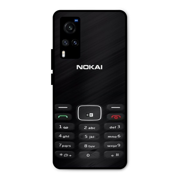 Nokia Bar Print Metal Back Case for Vivo X60