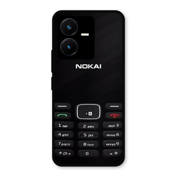 Nokia Bar Print Metal Back Case for Vivo Y22