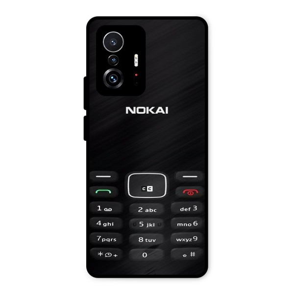 Nokia Bar Print Metal Back Case for Xiaomi 11T Pro