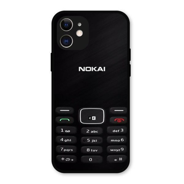 Nokia Bar Print Metal Back Case for iPhone 12