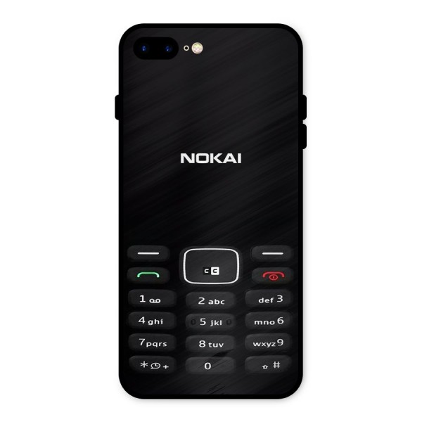 Nokia Bar Print Metal Back Case for iPhone 7 Plus