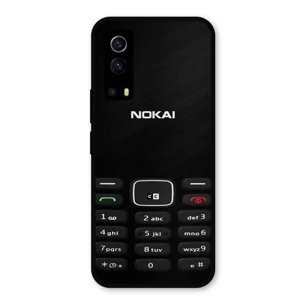 Nokia Bar Print Metal Back Case for iQOO Z3