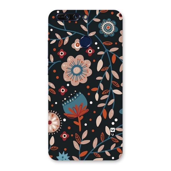 Nordic Arts Flowery Space Back Case for Honor 8 Pro