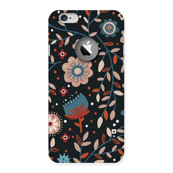 Nordic Arts Flowery Space Back Case for iPhone 6 Logo Cut