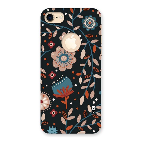 Nordic Arts Flowery Space Back Case for iPhone 7 Logo Cut