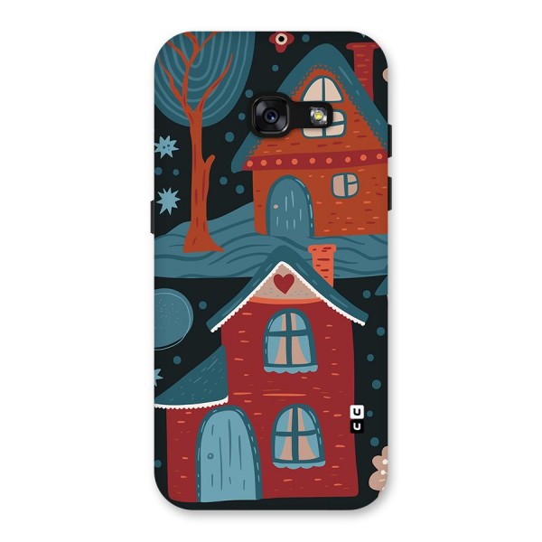 Nordic Arts Houses Back Case for Galaxy A3 (2017)