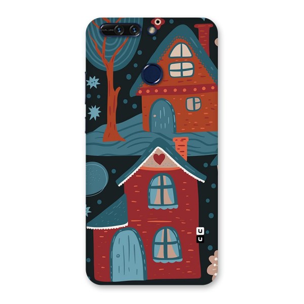 Nordic Arts Houses Back Case for Honor 8 Pro