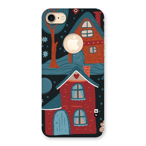 Nordic Arts Houses Back Case for iPhone 7 Logo Cut