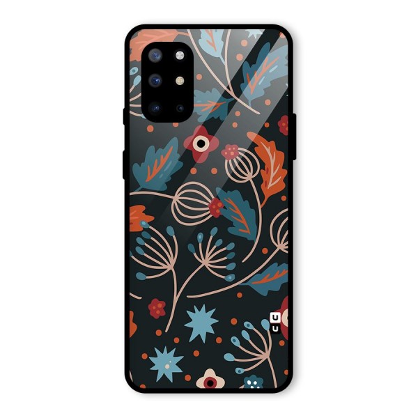 Nordic Arts Leaves Glass Back Case for OnePlus 8T