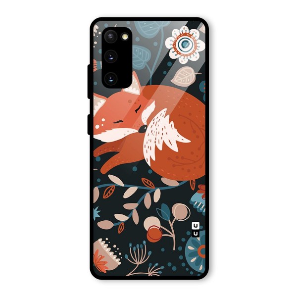 Nordic Arts Sleeping Fox Glass Back Case for Galaxy S20 FE 5G