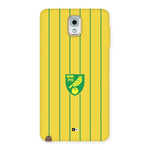 Norwich City Back Case for Galaxy Note 3