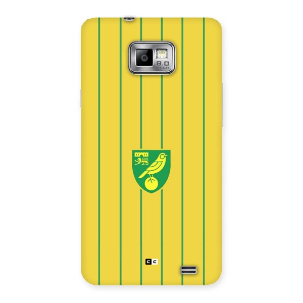 Norwich City Back Case for Galaxy S2