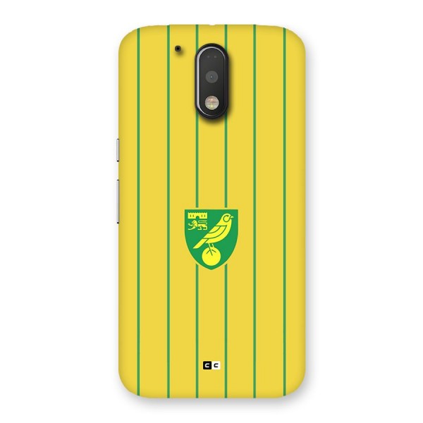 Norwich City Back Case for Moto G4 Plus
