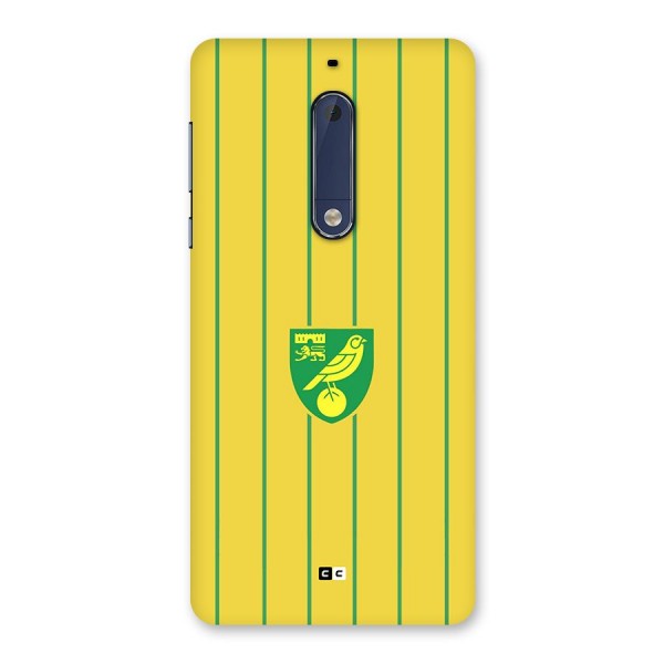 Norwich City Back Case for Nokia 5