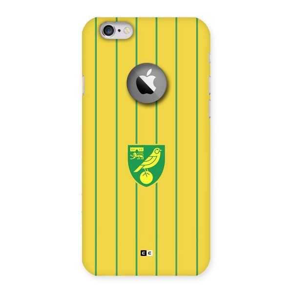 Norwich City Back Case for iPhone 6 Logo Cut