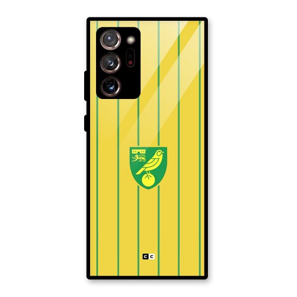 Norwich City Glass Back Case for Galaxy Note 20 Ultra 5G