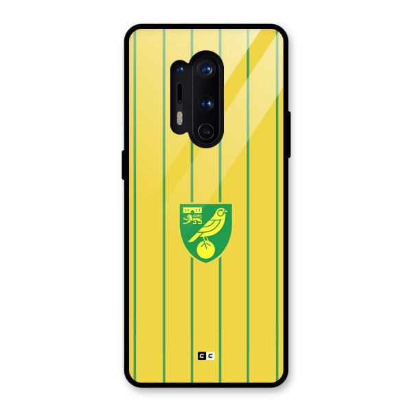 Norwich City Glass Back Case for OnePlus 8 Pro