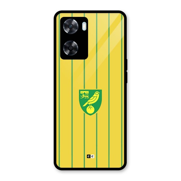 Norwich City Glass Back Case for Oppo A77
