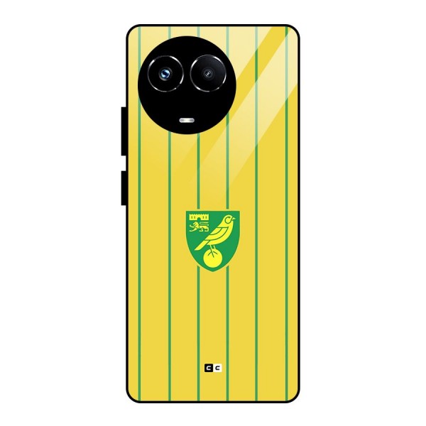 Norwich City Glass Back Case for Realme 11X